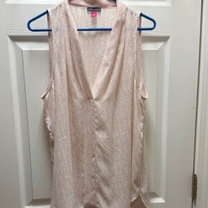 Vince Camuto Light Pink Sleeveless Blouse